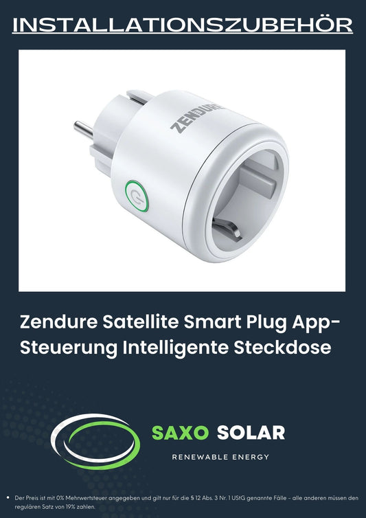 Zendure Satellite Smart Plug App-Steuerung Intelligente Steckdose