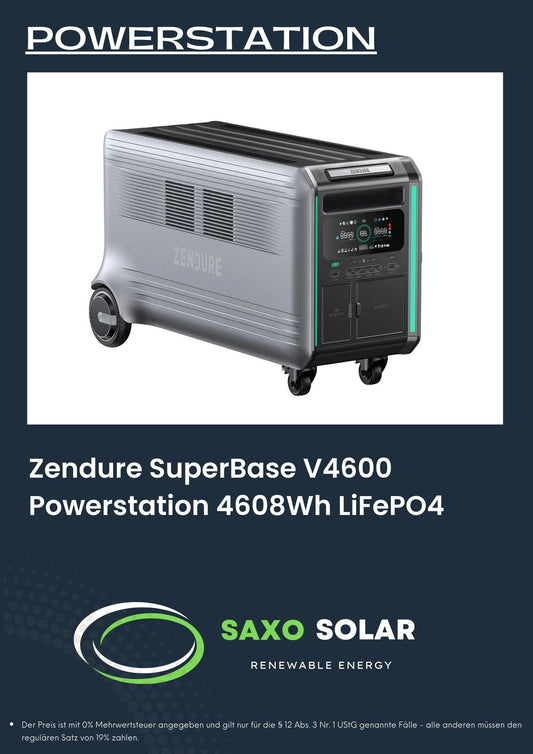 Zendure SuperBase V4600 Powerstation 4608Wh LiFePO4