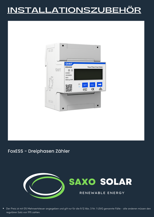 FOX ESS 3 Phasenzähler - SMART Meter kaufen Sachsen, Leipzig, Dresden